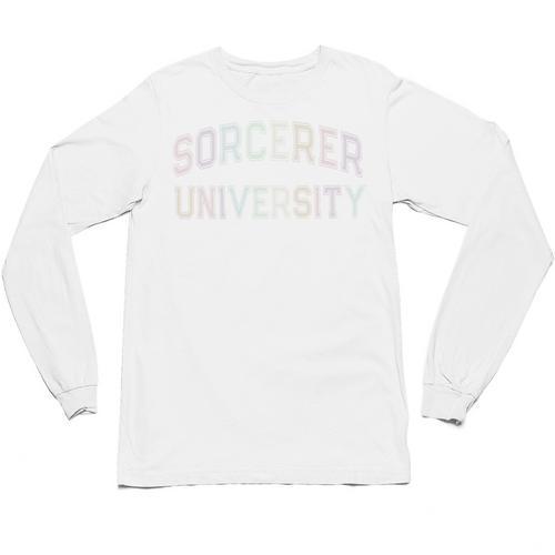 Crazy Sarcastic SORCERER UNIVERSITY Introvert Anti Social Unisex Long Sleeve T-Shirt - Raresse