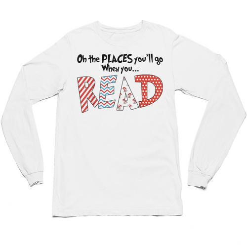 Cute Read Reading Day Book Lovers Teachers Students Kids Unisex Long Sleeve T-Shirt - Bookorys CA