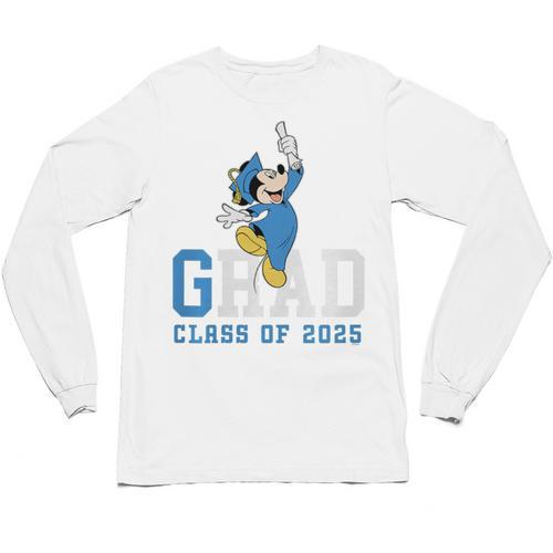 Disney Mickey Mouse 2025 Graduation Class Of '25 Rad Grad Premium Tri-Blend Unisex Long Sleeve T-Shirt - Best Gift Smart