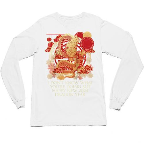I Dont Know What Youre Doing Chinese New Year Introvert Raglan Baseball Tee Unisex Long Sleeve T-Shirt - Raresse