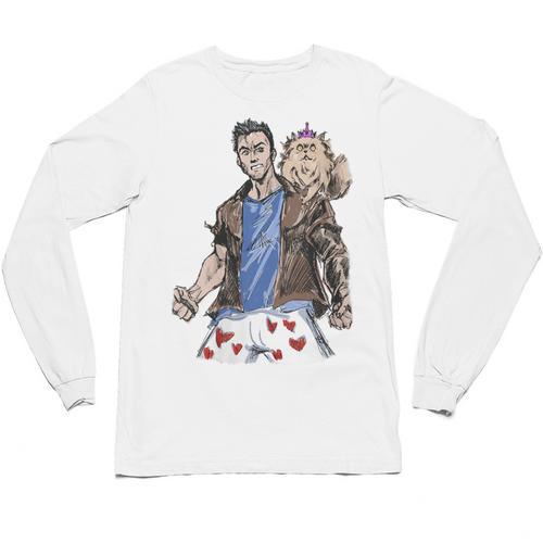 Dungeon Crawler Carl Sketchbook Princess Donut And Carl Book Unisex Long Sleeve T-Shirt - Bookorys DE