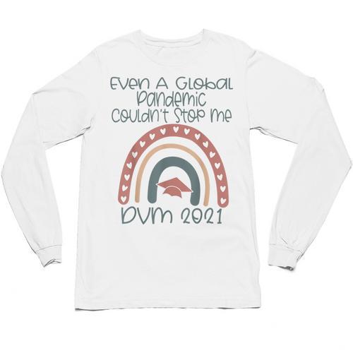 DVM Doctor Veterinary Medicine Veterinarian Graduation 2021 Unisex Long Sleeve T-Shirt - Best Gift Smart