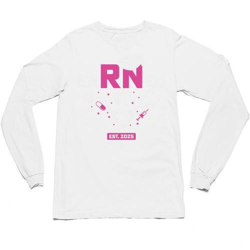Earned It RN 2025 Nurse Graduation Nursing School Graduate Premium Tri-Blend Unisex Long Sleeve T-Shirt - Best Gift Smart