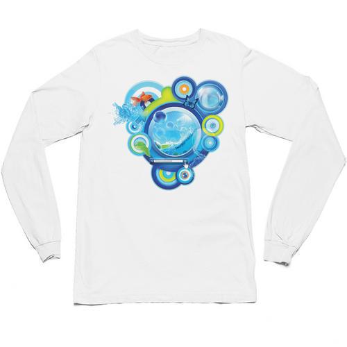 Frutiger Aero Metro Abstract Maximalism 2000s Nostalgia Premium Tri-Blend Unisex Long Sleeve T-Shirt - Figerry