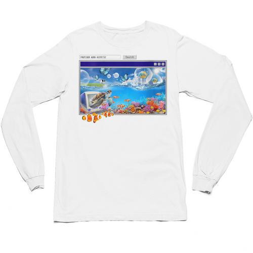 Frutiger Aero Y2k 2000s Unisex Long Sleeve T-Shirt - Figerry