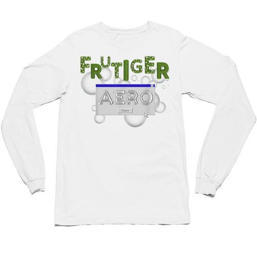 Frutiger Aero Y2K Fashion Trends Grass Fun Computers Unisex Long Sleeve T-Shirt - Figerry