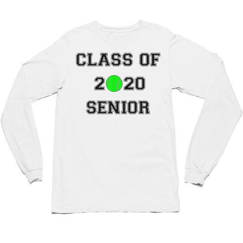 FUN CLASS OF 2020 SENIOR TENNIS GRADUATION GIFT SHIRT Unisex Long Sleeve T-Shirt - Best Gift Smart
