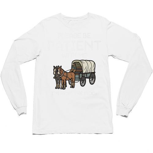 Funny Please Be Patient With Me I'm From The 1900s Premium Unisex Long Sleeve T-Shirt - Figerry