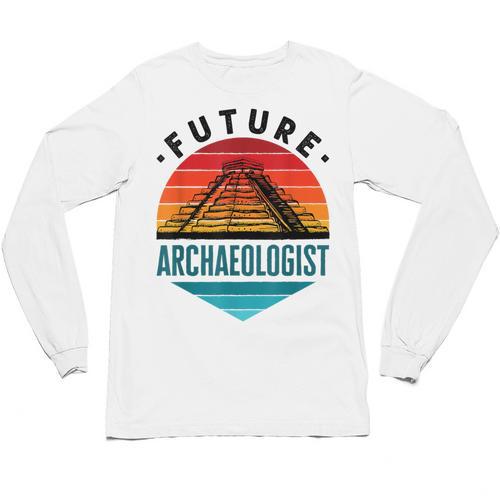 Future Archaeologist Pyramid Archaeology Student Graduation Unisex Long Sleeve T-Shirt - Best Gift Smart