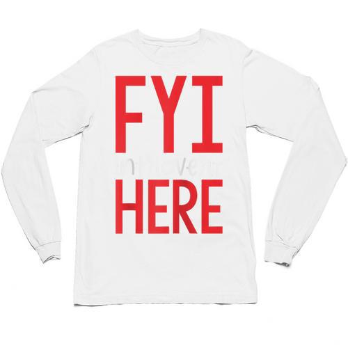Fyi Introvert Here Raglan Baseball Tee Unisex Long Sleeve T-Shirt - Raresse