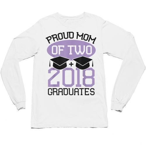Graduation Shirt For Mom Of Twins Proud Mom Twins Tee Unisex Long Sleeve T-Shirt - Best Gift Smart