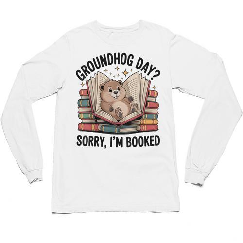 Groundhog Day Librarian Book Lover Reader Library Unisex Long Sleeve T-Shirt - Bookorys DE