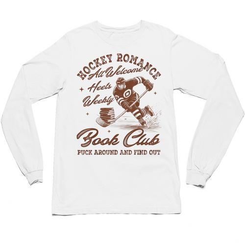 Hockey Romance Smut Reader Book Club Book Lover Bookish Unisex Long Sleeve T-Shirt - Bookorys DE