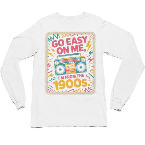 I'm From The 1900s 80s Millennial Boom Box Radio Premium Unisex Long Sleeve T-Shirt - Figerry