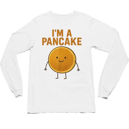 I’m a Pancake Meme For Nostalgia And Sci-Fi Fan Unisex Long Sleeve T-Shirt - Figerry
