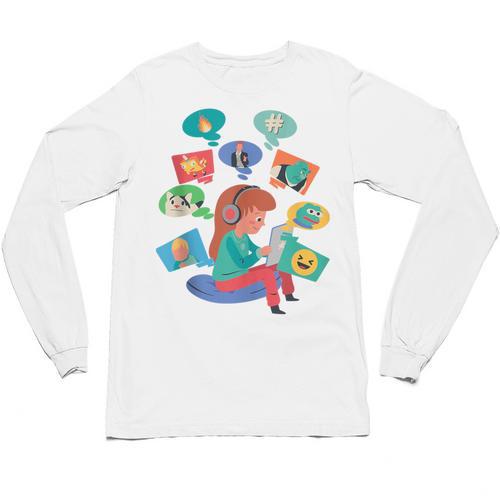 Introvert Meme Anti People Antisocial Meme Lovers Unisex Long Sleeve T-Shirt - Raresse