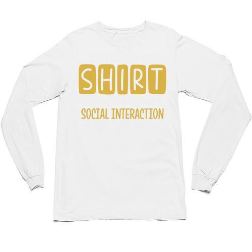 Introvert Quote Motivational For Men Women Kids Unisex Long Sleeve T-Shirt - Raresse