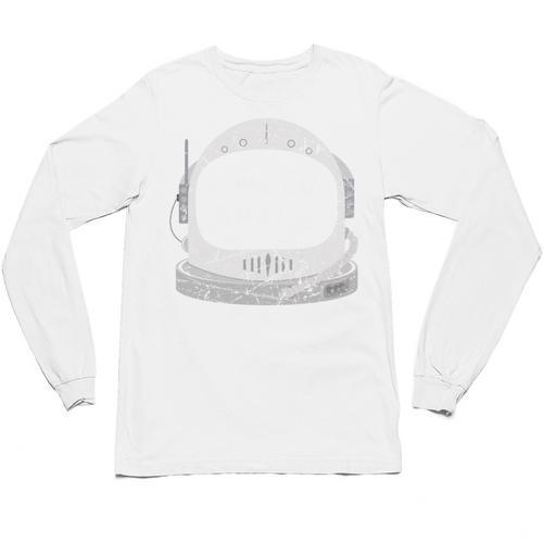 Introvert Space Helmet I Need Space Men Women Unisex Long Sleeve T-Shirt - Raresse