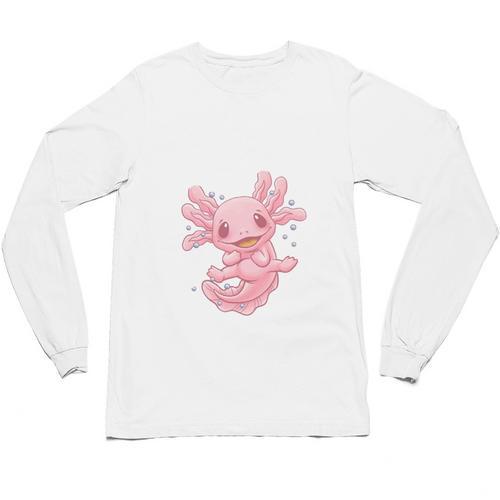 Introverted But Willing To Discuss Axolotl Salamander Unisex Long Sleeve T-Shirt - Raresse