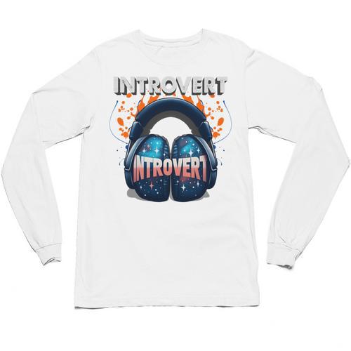 Introvert's Best Friend Noise-Canceling Headphones Unisex Long Sleeve T-Shirt - Raresse