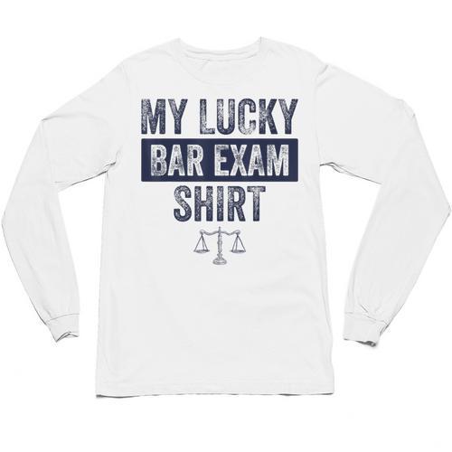 Law School Graduation Him Her Lucky Bar Exam Unisex Long Sleeve T-Shirt - Best Gift Smart