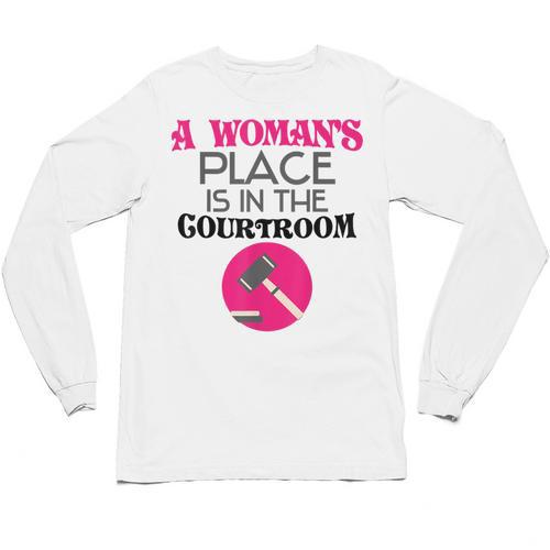 Lawyer Attorney Law School Graduation Female Women Unisex Long Sleeve T-Shirt - Best Gift Smart