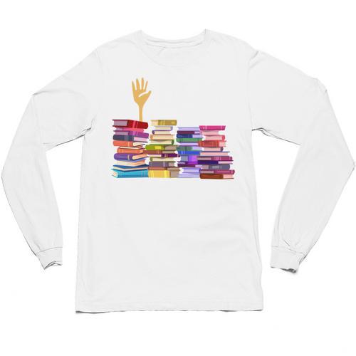 Librarian I'm Okay Book Reader Library Book Unisex Long Sleeve T-Shirt - Bookorys DE