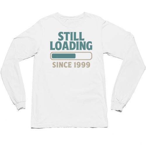 Still Loading Since 1999 Retro Tech Nostalgia Premium Tri-Blend Unisex Long Sleeve T-Shirt - Figerry