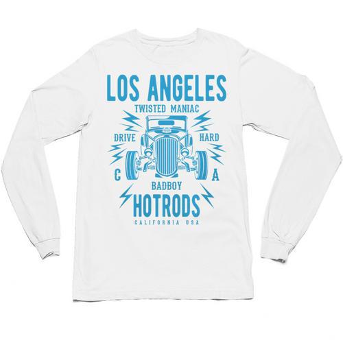 Los Angeles Hotrods Automotive Nostalgia Premium Tri-Blend Unisex Long Sleeve T-Shirt - Figerry