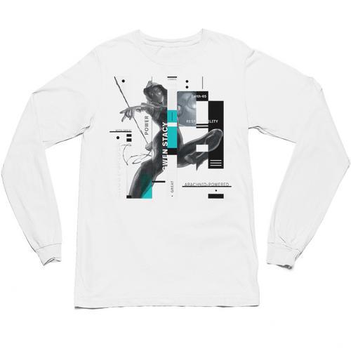 Marvel Spider-Man Gwen Stacy Responsibility Book Covers Unisex Long Sleeve T-Shirt - Bookorys