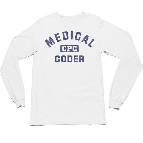 Medical Coder CPC Medical Coding Graduation Unisex Long Sleeve T-Shirt - Best Gift Smart