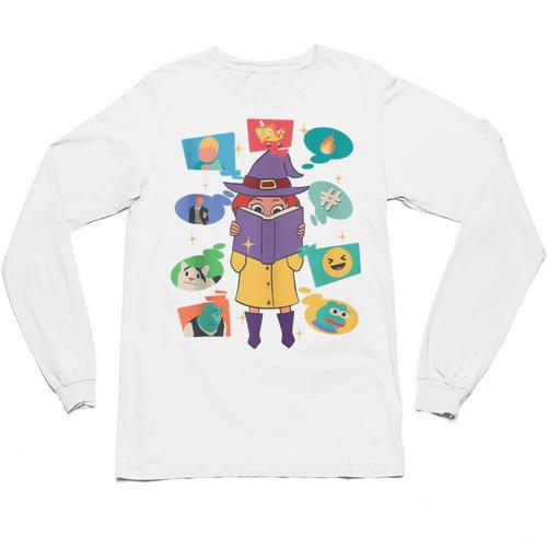 Meme Magic Introvert Anti People Social Media Meme Lovers Unisex Long Sleeve T-Shirt - Raresse