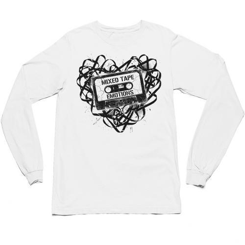 Mixed Tape Emotions Music Lover Nostalgia Quote Premium Tri-Blend Unisex Long Sleeve T-Shirt - Figerry