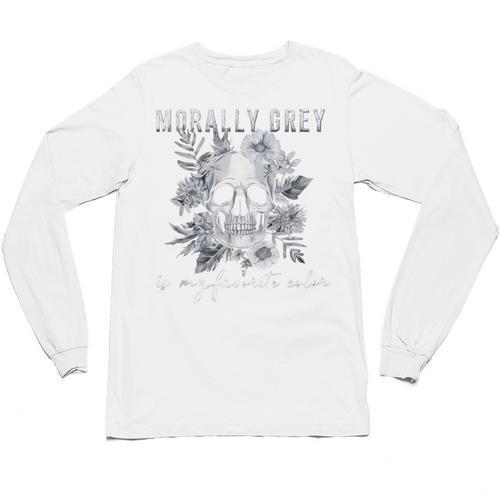 Morally Grey Is My Favorite Color Morally Grey Book Club Unisex Long Sleeve T-Shirt - Bookorys DE