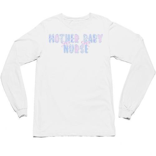 Mother Baby Nurse Postpartum Mom Nursing Graduation Unisex Long Sleeve T-Shirt - Best Gift Smart