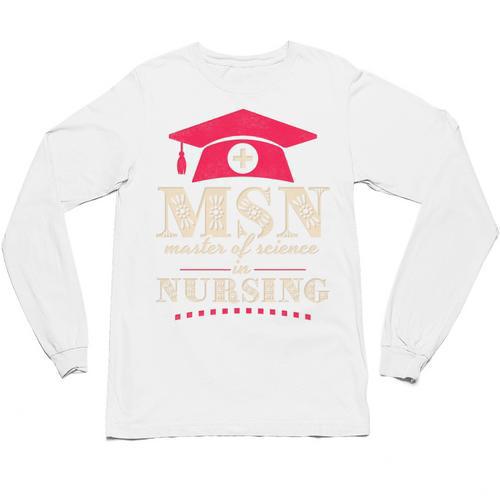Msn Master Of Science In Nursing College Graduation Premium Tri-Blend Unisex Long Sleeve T-Shirt - Best Gift Smart