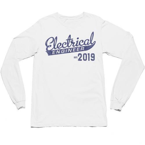 New Electrical Engineer Est 2019 Graduation Unisex Long Sleeve T-Shirt - Best Gift Smart