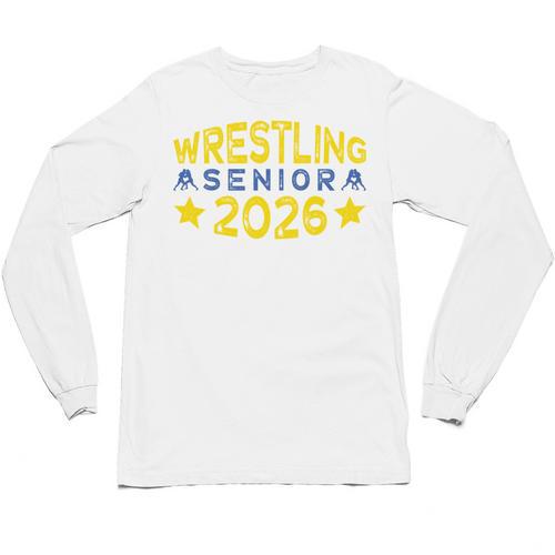 Night Wrestling Senior 2026 Graduation Unisex Long Sleeve T-Shirt - Best Gift Smart