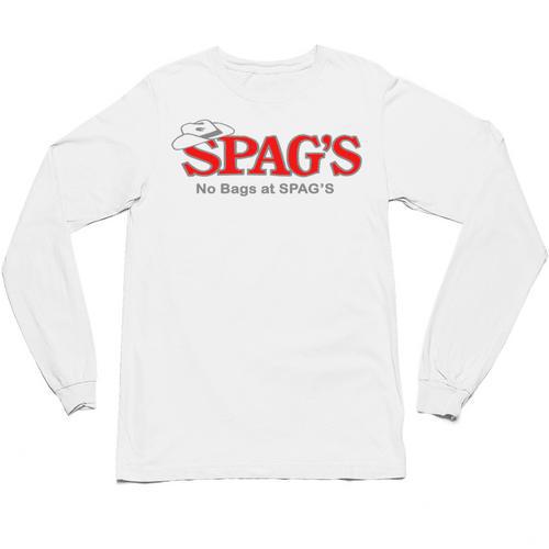 No Bags At SPAG'S Shrewsbury Defunct Store Nostalgia Vintage Premium Tri-Blend Unisex Long Sleeve T-Shirt - Figerry
