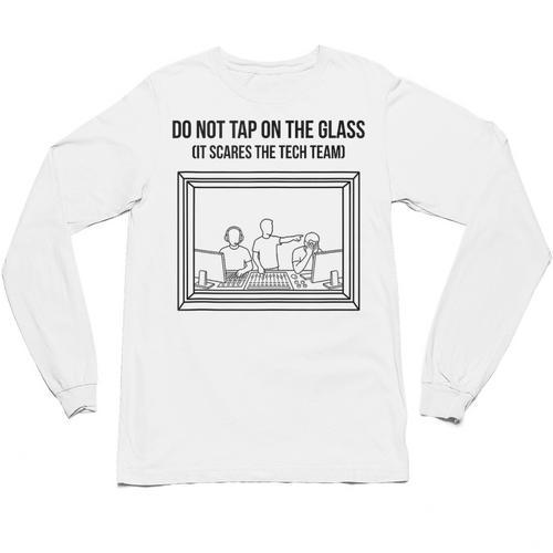 Do Not Tap On The Glass Sound Booth Introvert Unisex Long Sleeve T-Shirt - Raresse