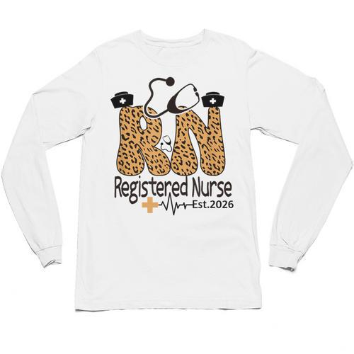 Nurse Est 2026 Graduation Graduate Nursing Student RN LPN Unisex Long Sleeve T-Shirt - Best Gift Smart