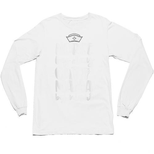 Nurse Graduation For Her Nursing Cat Mama By Night For Men Women Unisex Long Sleeve T-Shirt - Best Gift Smart