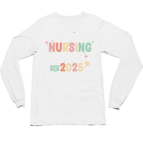 Nurse I Survived Nursing School Class Of 2025 Graduation Unisex Long Sleeve T-Shirt - Best Gift Smart