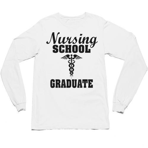 Nursing School Graduate Nurse Graduation Medical T-Shirt Unisex Long Sleeve T-Shirt - Best Gift Smart