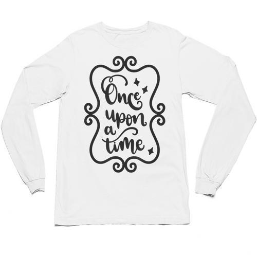 Once Upon A Time Fairytale Book Lover Reading Unisex Long Sleeve T-Shirt - Bookorys