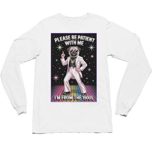 Be Patient With Me I'm From The 1900s Birthday Premium Tri-Blend Unisex Long Sleeve T-Shirt - Figerry