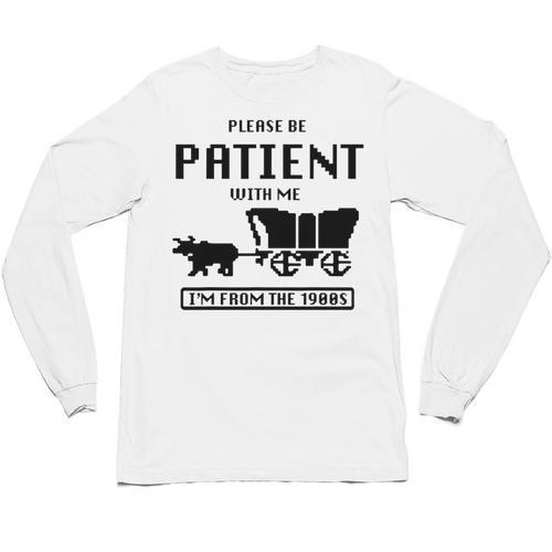 Be Patient With Me I'm From The 1900s Premium Tri-Blend Unisex Long Sleeve T-Shirt - Figerry