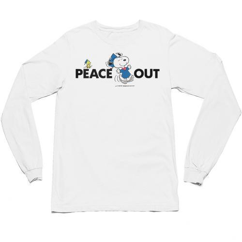 Peanuts Graduation Peace Out Snoopy Woodstock Unisex Long Sleeve T-Shirt - Best Gift Smart