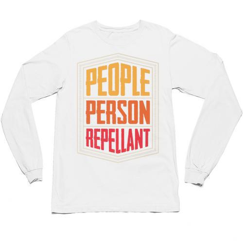 People Person Repellant Introvert Premium Unisex Long Sleeve T-Shirt - Raresse