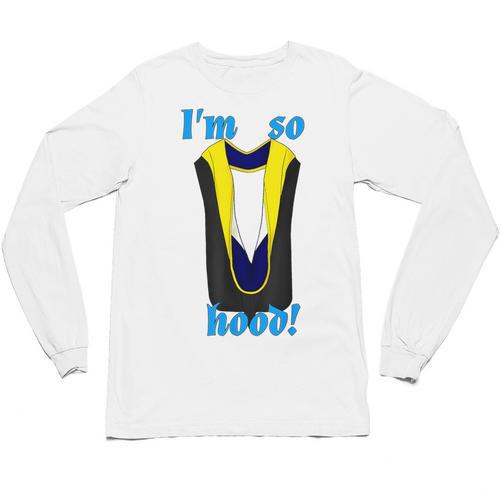 PhD Hood Graduation Shirt Doctorate Degree Doctoral Unisex Long Sleeve T-Shirt - Best Gift Smart